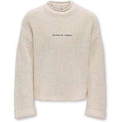 ONLY Mädchen Pullover KOGPEPPE beige 134-140 baby ONLY Mädchen Pullover KOGPEPPE beige 134-140 baby
