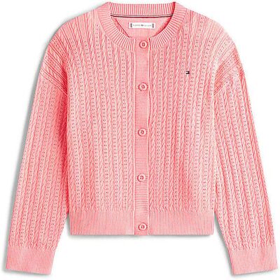 Tommy Hilfiger Mädchen Strickjacke koralle 140 baby Tommy Hilfiger Mädchen Strickjacke koralle 140 baby