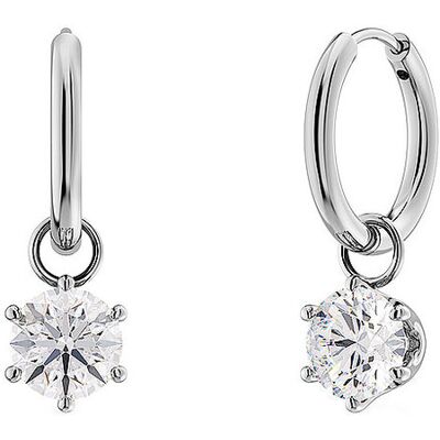 EDBLAD Ohrringe CROWN HOOPS Steel silber damen EDBLAD Ohrringe CROWN HOOPS Steel silber damen
