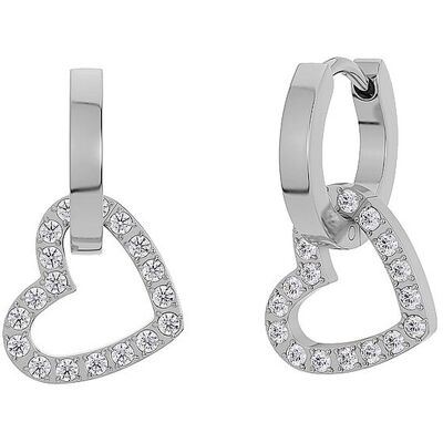EDBLAD Ohrringe ETERNAL HEART EARRING Steel silber damen EDBLAD Ohrringe ETERNAL HEART EARRING Steel silber damen