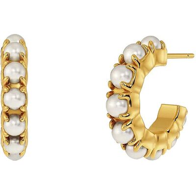 EDBLAD Ohrringe Lilo Hoops Small Steel gold damen EDBLAD Ohrringe Lilo Hoops Small Steel gold damen