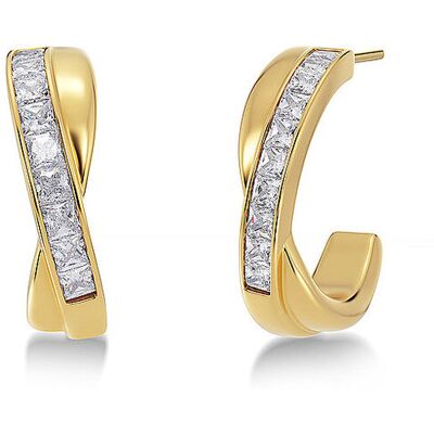 EDBLAD Ohrringe ANDORRA CREOLES DUO Large Gold gold damen EDBLAD Ohrringe ANDORRA CREOLES DUO Large Gold gold damen