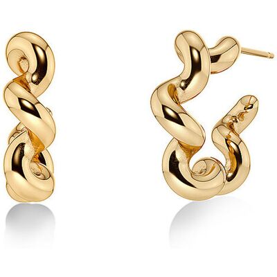 EDBLAD Ohrringe SPIRAL HOOPS Large Gold gold damen EDBLAD Ohrringe SPIRAL HOOPS Large Gold gold damen