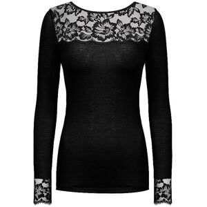 Mey Langarmshirt - Loungeshirt Love Schwarz   Damen   Größe: S/m   66015