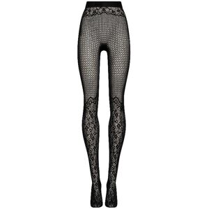 Wolford Modestrumpfhose Flower Lace Black Schwarz   Damen   Größe: L   19437