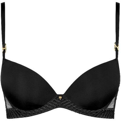 AUBADE Push Up BH SHEER EMOTION black schwarz 80B damen AUBADE Push Up BH SHEER EMOTION black schwarz 80B damen