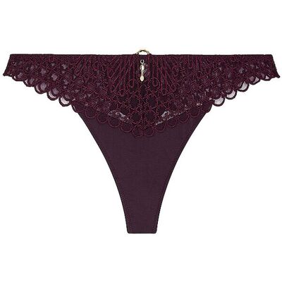 AUBADE String ELOGE DU DESIR deep berry beere 38 damen AUBADE String ELOGE DU DESIR deep berry beere 38 damen
