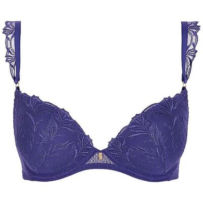 AUBADE Push Up BH HIDDEN TREASURE iris bloom lila 75A damen AUBADE Push Up BH HIDDEN TREASURE iris bloom lila 75A damen