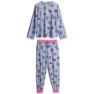 CHELSEA PEERS Pyjama hellblau 38 Damen CHELSEA PEERS Pyjama hellblau 38 Damen