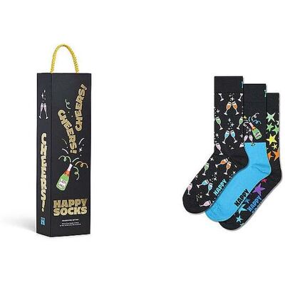 HAPPY SOCKS Damen Geschenkbox Socken 3er Pkg. CELEBRATIONS 36-40 black schwarz damen HAPPY SOCKS Damen Geschenkbox Socken 3er Pkg. CELEBRATIONS 36-40 black schwarz damen