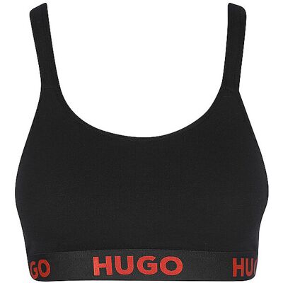 HUGO Bustier SPORTY LOGO black schwarz S damen HUGO Bustier SPORTY LOGO black schwarz S damen