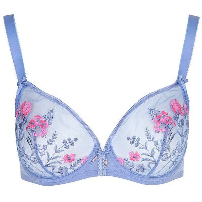 LASCANA BH mit Bügel MARIA cornfl-pink blau 80D damen LASCANA BH mit Bügel MARIA cornfl-pink blau 80D damen