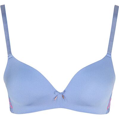 LASCANA BH ohne Bügel MARIA cornfl-pink blau 80A damen LASCANA BH ohne Bügel MARIA cornfl-pink blau 80A damen