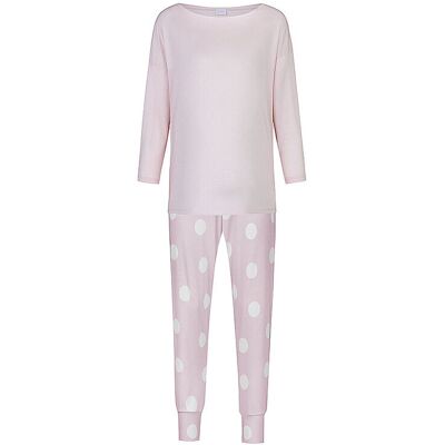 MEY Pyjama 7/8 PRETTY DOTS pink parfai rosa 46 damen MEY Pyjama 7/8 PRETTY DOTS pink parfai rosa 46 damen