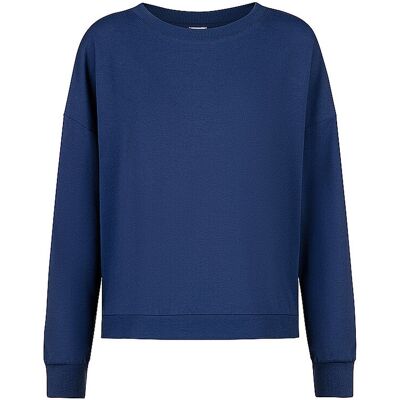 MEY Loungewear Sweater COZY NIGHTS blue zodiac dunkelblau S damen MEY Loungewear Sweater COZY NIGHTS blue zodiac dunkelblau S damen