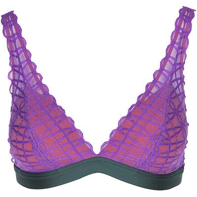 MEY BH ohne Bügel POETRY TEMPTATION mystic jade lila L damen MEY BH ohne Bügel POETRY TEMPTATION mystic jade lila L damen