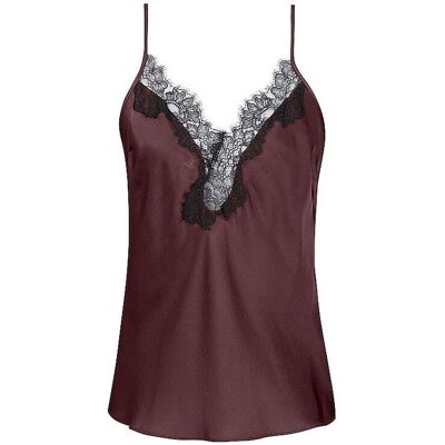 MEY Top - Camisole POETRY LUXURY urban green braun L Damen MEY Top - Camisole POETRY LUXURY urban green braun L Damen