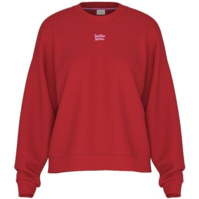 MEY Loungewear Sweater rot S damen MEY Loungewear Sweater rot S damen
