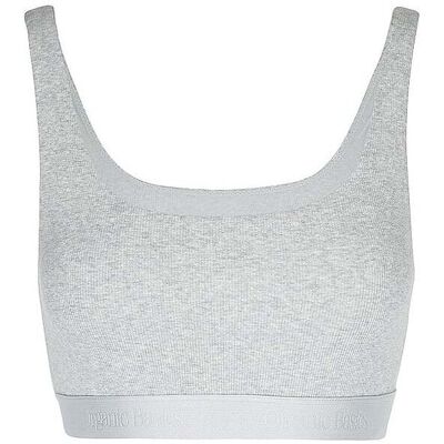 ORGANIC BASICS Bustier CORE RIB grey melange hellgrau S damen ORGANIC BASICS Bustier CORE RIB grey melange hellgrau S damen
