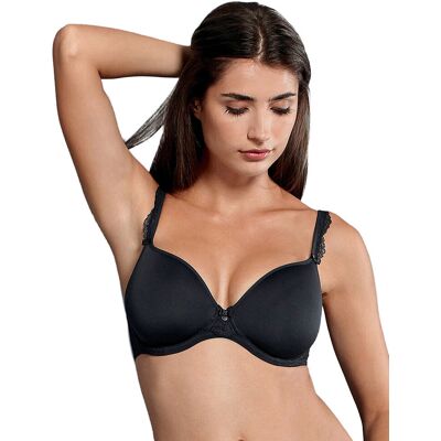 ROSA FAIA BH mit Bügel SELMA black schwarz 90B damen ROSA FAIA BH mit Bügel SELMA black schwarz 90B damen