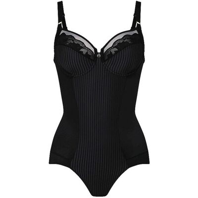 ROSA FAIA Body mit Bügel SITA black schwarz 80D damen ROSA FAIA Body mit Bügel SITA black schwarz 80D damen