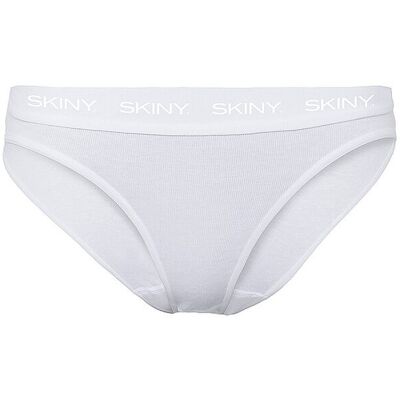 SKINY Rio Slip 2er Pkg COTTON RIB white weiss 38 damen SKINY Rio Slip 2er Pkg COTTON RIB white weiss 38 damen