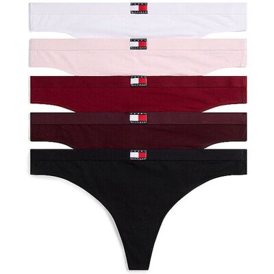 Tommy Hilfiger String 5er Pkg. dunkelrot dunkelrot M damen Tommy Hilfiger String 5er Pkg. dunkelrot dunkelrot M damen