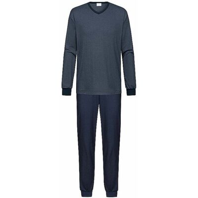 MEY Pyjama yacht blue dunkelblau 52 herren MEY Pyjama yacht blue dunkelblau 52 herren