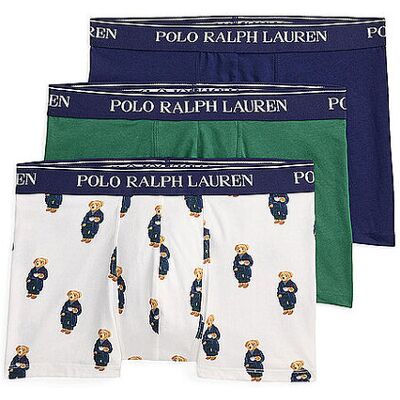 POLO RALPH LAUREN Pants 3er Pkg. navy / green / white blau XXL Herren POLO RALPH LAUREN Pants 3er Pkg. navy / green / white blau XXL Herren