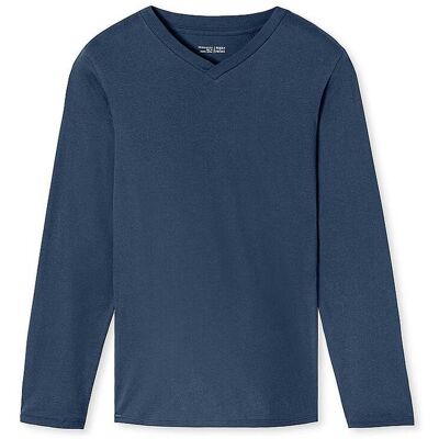 SCHIESSER Pyjama Langarmshirt MIX + RELAX royal blau 56 herren SCHIESSER Pyjama Langarmshirt MIX + RELAX royal blau 56 herren
