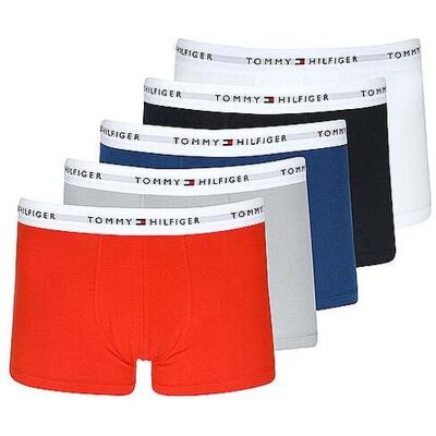 Tommy Hilfiger Pants 5er Pkg blue rot M herren Tommy Hilfiger Pants 5er Pkg blue rot M herren