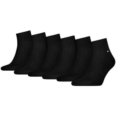 Tommy Hilfiger Sneaker Socken 6er Pkg. Black schwarz 47-49 herren Tommy Hilfiger Sneaker Socken 6er Pkg. Black schwarz 47-49 herren
