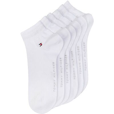 Tommy Hilfiger Sneaker Socken 6er Pkg. White weiss 47-49 herren Tommy Hilfiger Sneaker Socken 6er Pkg. White weiss 47-49 herren