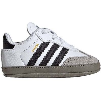 Adidas ORIGINALS Baby Sneakers SAMBA CRIB weiss 17 baby Adidas ORIGINALS Baby Sneakers SAMBA CRIB weiss 17 baby