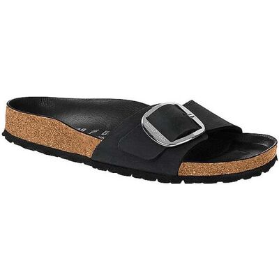 BIRKENSTOCK Pantoletten MADRID BIG BUCKLE schwarz 40 damen BIRKENSTOCK Pantoletten MADRID BIG BUCKLE schwarz 40 damen