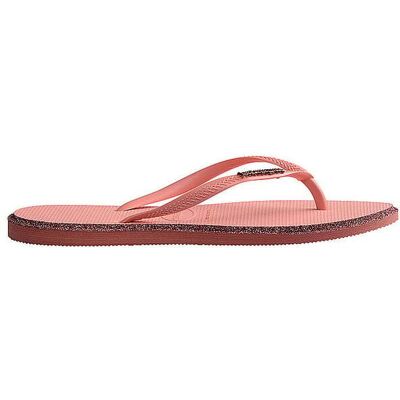 HAVAIANAS Badeschuhe SLIM POINT GLITTER koralle 37/38 damen HAVAIANAS Badeschuhe SLIM POINT GLITTER koralle 37/38 damen