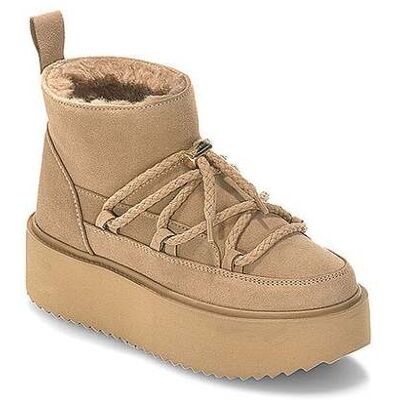 INUIKII Snowboots CLASSIC LOW PLATFORM hellbraun 39 damen INUIKII Snowboots CLASSIC LOW PLATFORM hellbraun 39 damen
