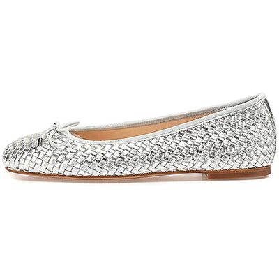 INUOVO Ballerina silber 36 damen INUOVO Ballerina silber 36 damen