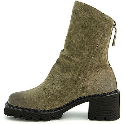 PAUL GREEN Stiefelette olive 38 1/2 damen PAUL GREEN Stiefelette olive 38 1/2 damen