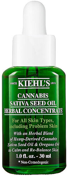 Kiehl'S Gesichtsöl - Cannabis Sativa Seed Oil Herbal Concentrate 30ml