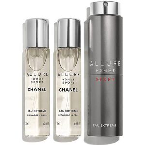 Chanel Allure Homme Sport Eau Extrême Eau De Parfum Nachfüllbarer Taschenzerstäuber 3x20ml