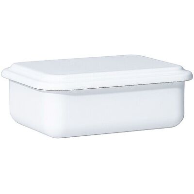 RIESS Vorratsbehälter mit Deckel 15x11x4cm Weiss weiss baby RIESS Vorratsbehälter mit Deckel 15x11x4cm Weiss weiss baby