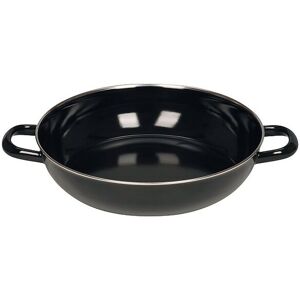 Riess Schwarzemaille Schmorpfanne 28cm Schwarz   0077-022