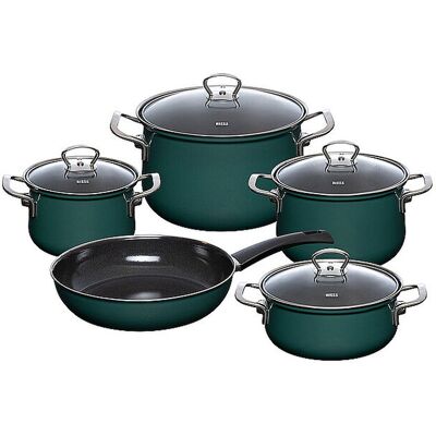 RIESS Kochgeschirr Set 5-tlg. TEAL Blaugruen petrol baby RIESS Kochgeschirr Set 5-tlg. TEAL Blaugruen petrol baby