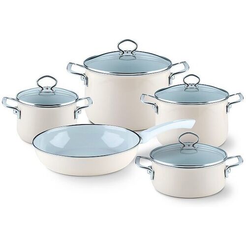 RIESS Kochgeschirr Set 5-tlg. NOUVELLE Creme beige baby