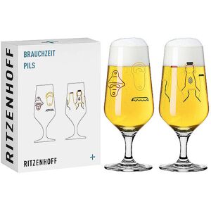 RITZENHOFF Bierglas 2er Set BRAUCHZEIT PILS #13 #14 bunt baby RITZENHOFF Bierglas 2er Set BRAUCHZEIT PILS #13 #14 bunt baby