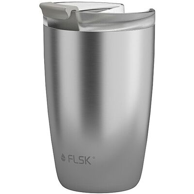 FLSK Isolierbecher - Thermosbecher CUP Coffee to go-Becher 0,35l Stainless silber baby FLSK Isolierbecher - Thermosbecher CUP Coffee to go-Becher 0,35l Stainless silber baby
