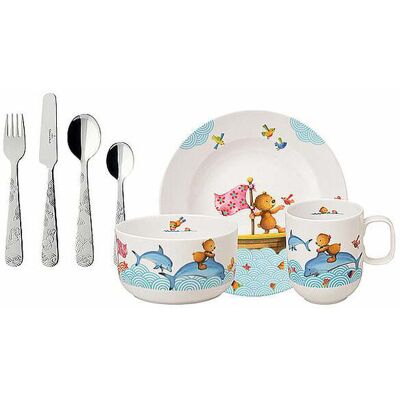 Villeroy & Boch Kinder Porzellanset Happy as a Bear 7tlg. bunt baby Villeroy & Boch Kinder Porzellanset Happy as a Bear 7tlg. bunt baby