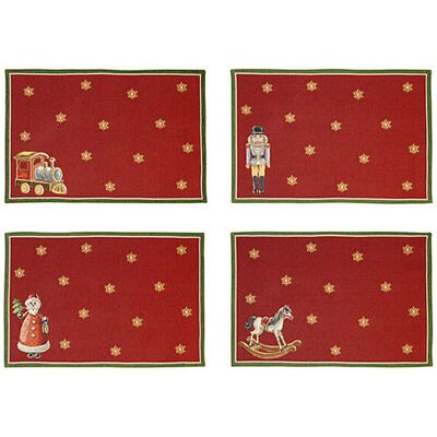 Villeroy & Boch Platzset 4tlg. 32x48cm Toy's Delight dunkelrot Villeroy & Boch Platzset 4tlg. 32x48cm Toy's Delight dunkelrot