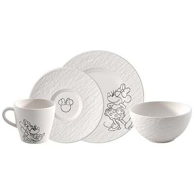 Villeroy & Boch Frühstücks-Set 4-tlg. MANUFACTURE-MICKEY MOUSE Weiss weiss baby Villeroy & Boch Frühstücks-Set 4-tlg. MANUFACTURE-MICKEY MOUSE Weiss weiss baby